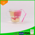 fashin design silicone tea strainer, fish shape tea mug, 100% food grade